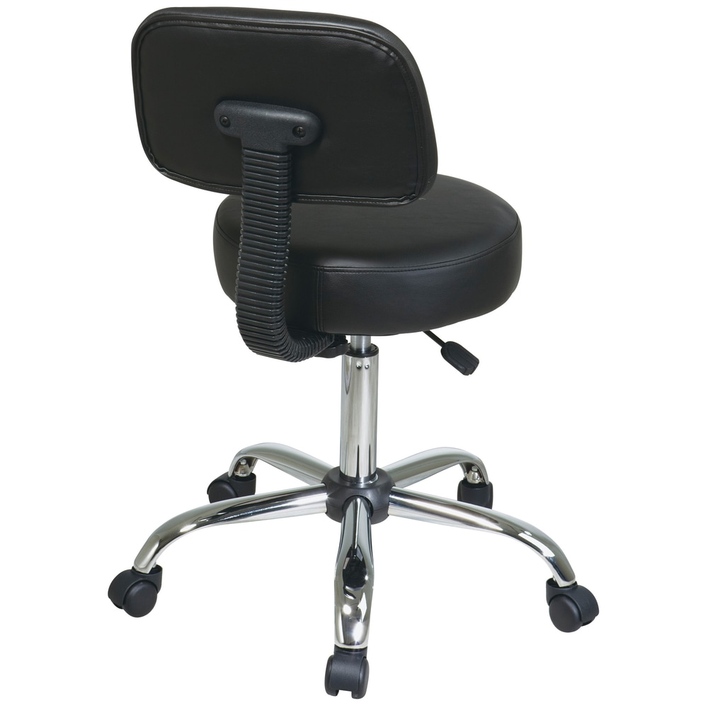 Office Star Products Pneumatic Drafting Chair with Stool and Back Option 2