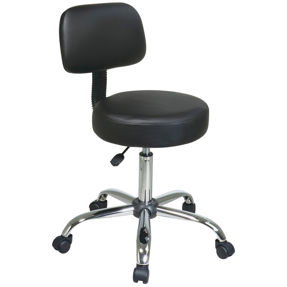 Office Star Products Pneumatic Drafting Chair with Stool and Back Option 1