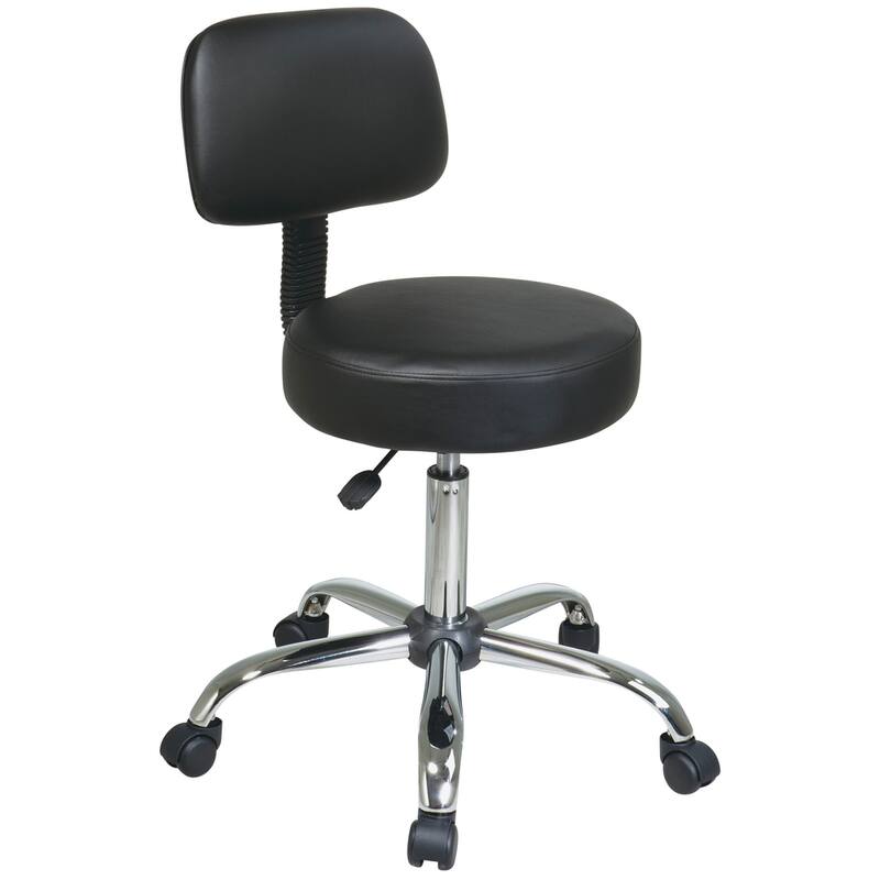 Pneumatic Drafting Chair with Stool and Back
