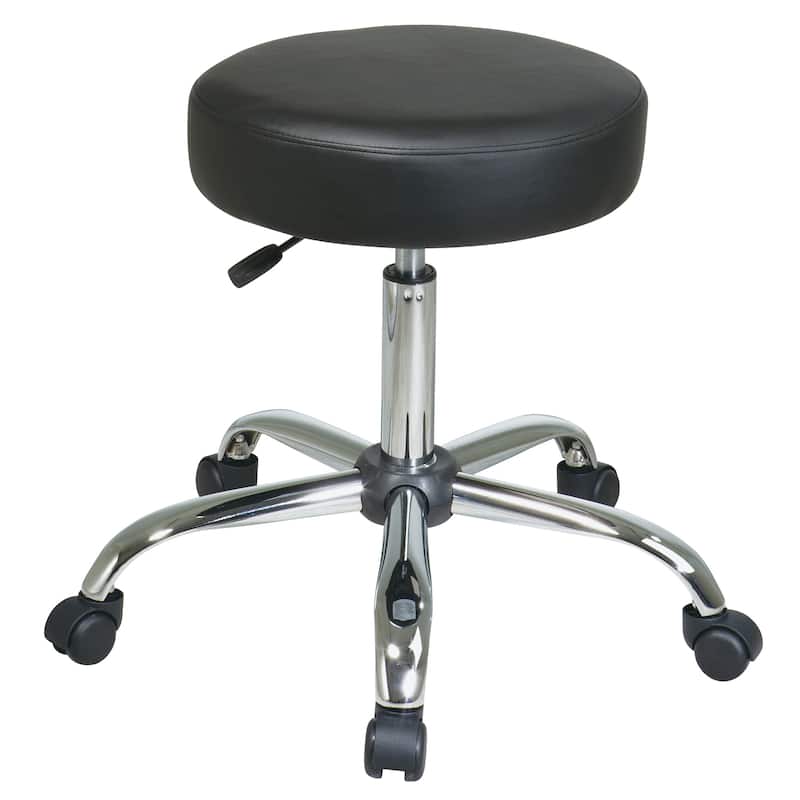 Pneumatic Drafting Chair with Vinyl Seat