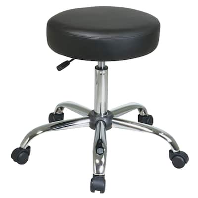 Pneumatic Drafting Chair with Vinyl Seat