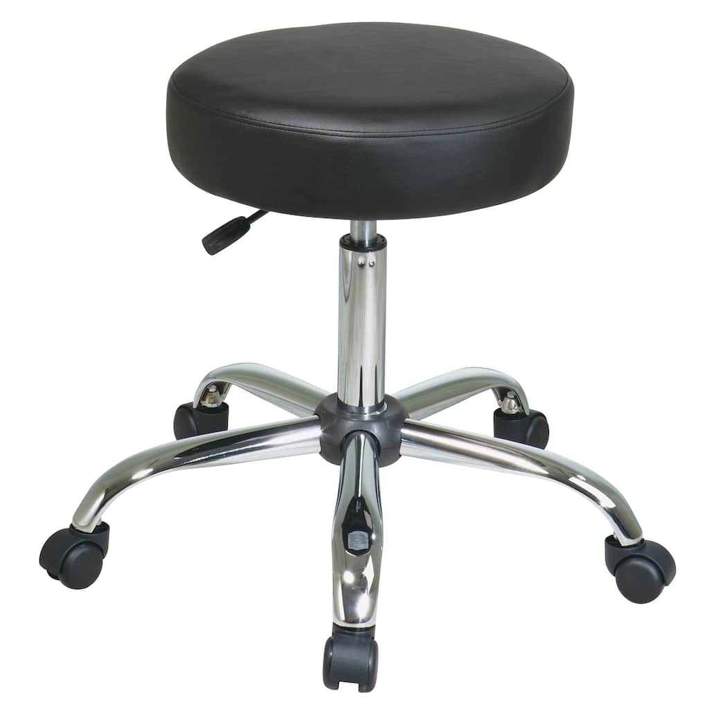 Pneumatic Drafting Chair with Vinyl Seat