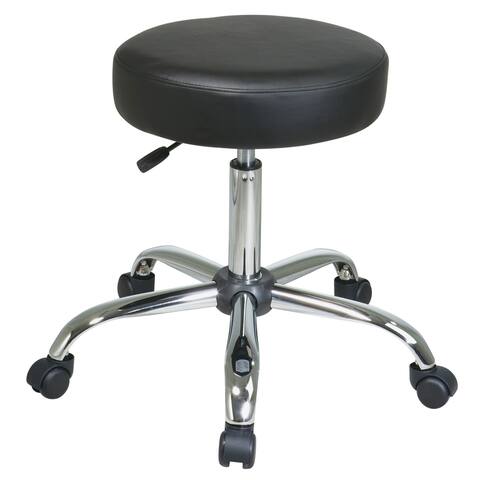 Pneumatic Drafting Chair with Vinyl Seat