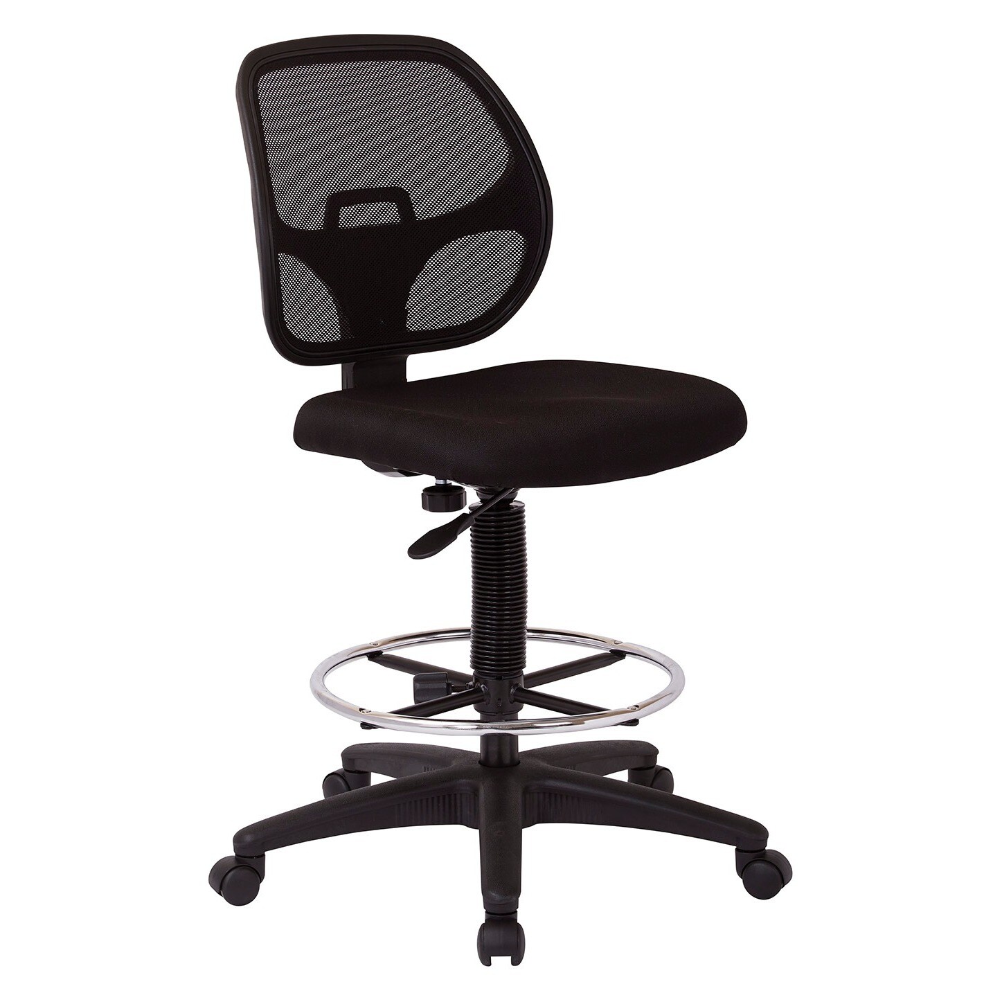 Office Star Products Work Smart Breathable Padded Fabric Drafting Chair