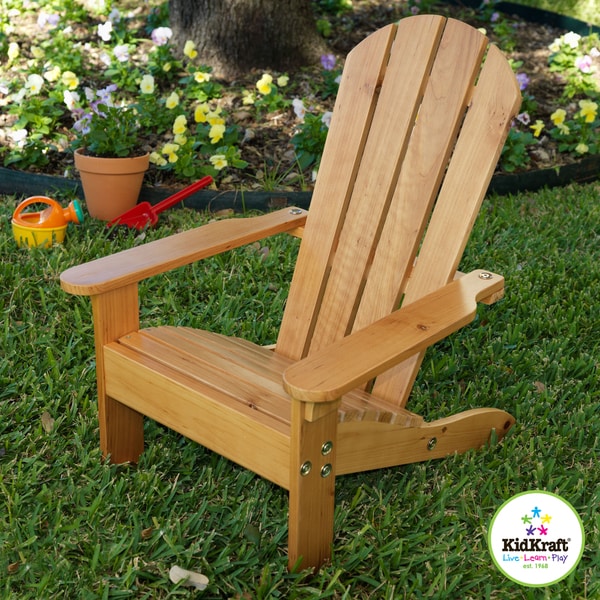 Shop KidKraft Adirondack Chair Honey - Overstock - 7986565