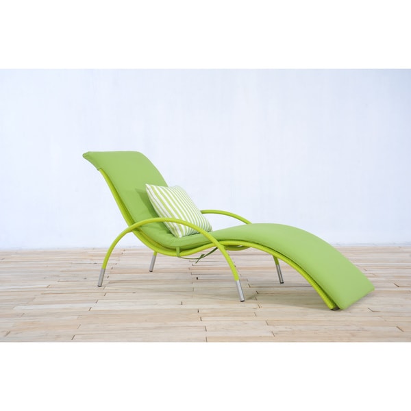 Mazatlan Green Sunloungers (Set of 2) Chaise Lounges