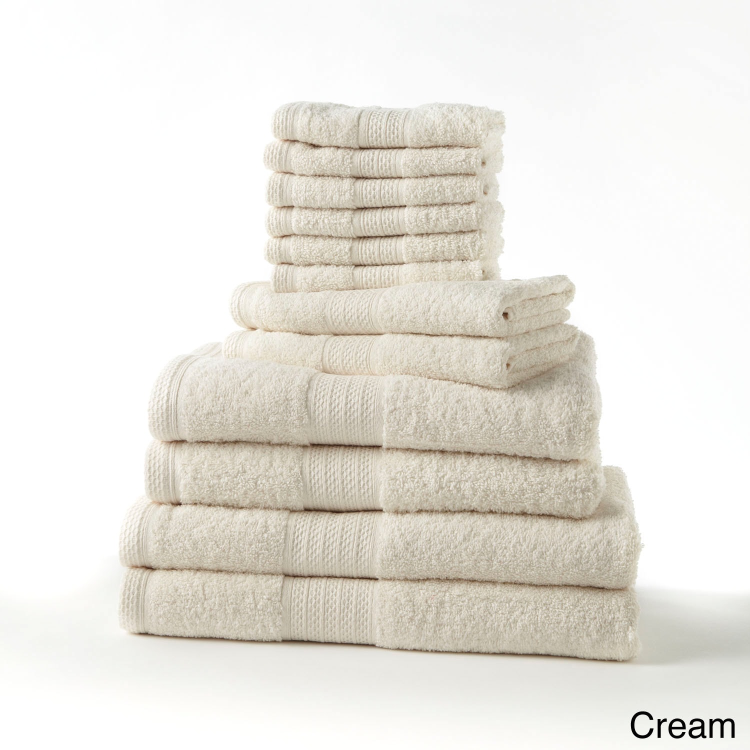 Cotton 12 piece Towel Set With Bath Sheets