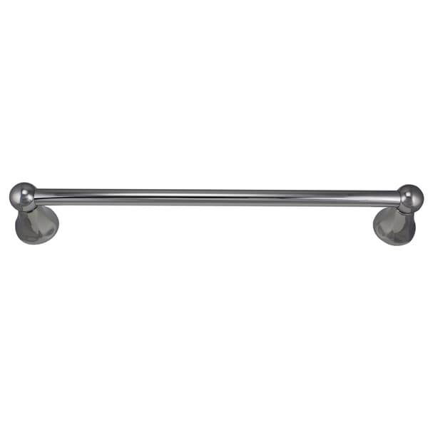 Jado 818 Series 18-inch Platinum Nickel Towel Bar - Silver