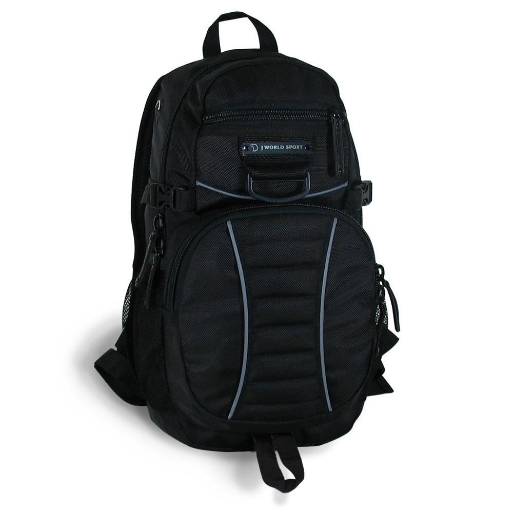 J World Vattier Backpack (BlackDimensions 17.5 inches high x 10.5 inches wide x 4.5 inches deep Weight 1.5 pounds )