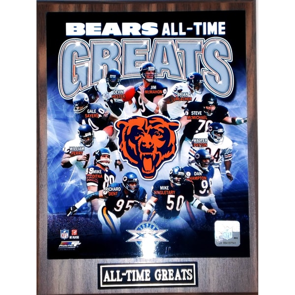 Chicago Bears 'All Time Greats' Plaque