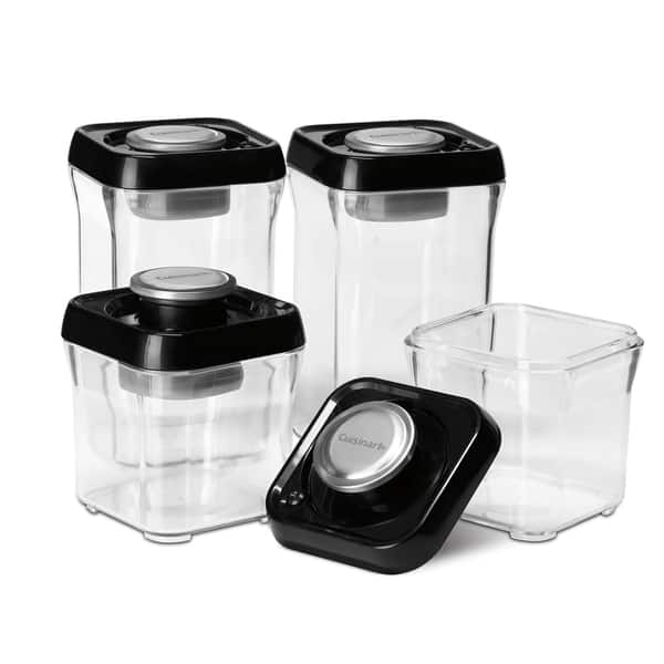 Fresh Edge 8-Piece Vacuum Sealed Food Storage Containers - Bed Bath &  Beyond - 7988329