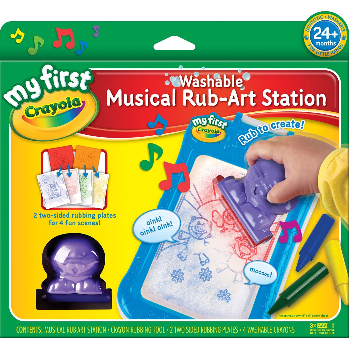 Crayola My First Crayola Musical Rub art Station