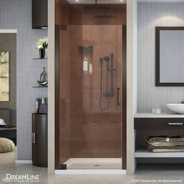 Shop Dreamline Elegance 34 36 In W X 72 In H Frameless Pivot