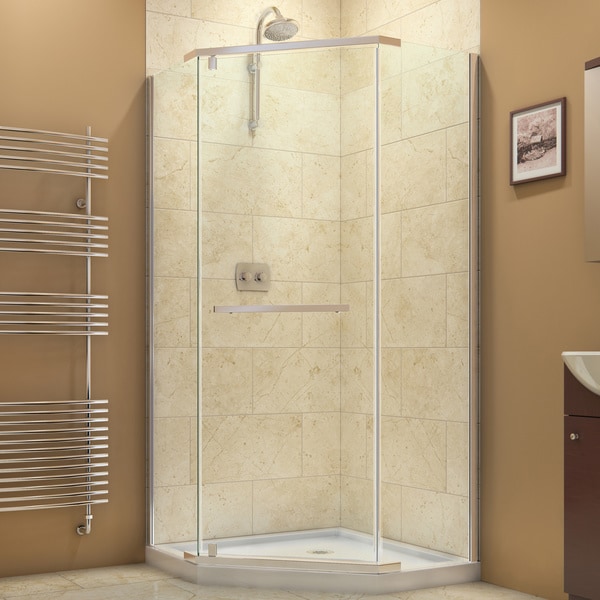 DreamLine Prism 34 1/8 x 34 1/8 Frameless Pivot Shower Enclosure