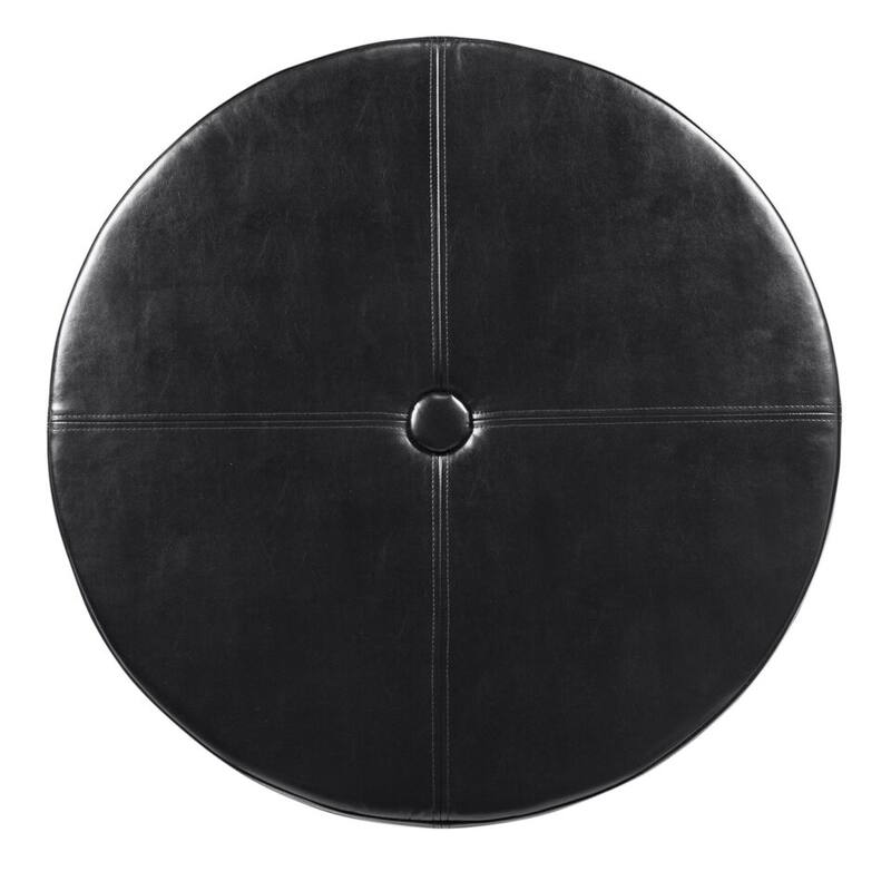 Copper Grove Julius Round Button-top Storage Ottoman