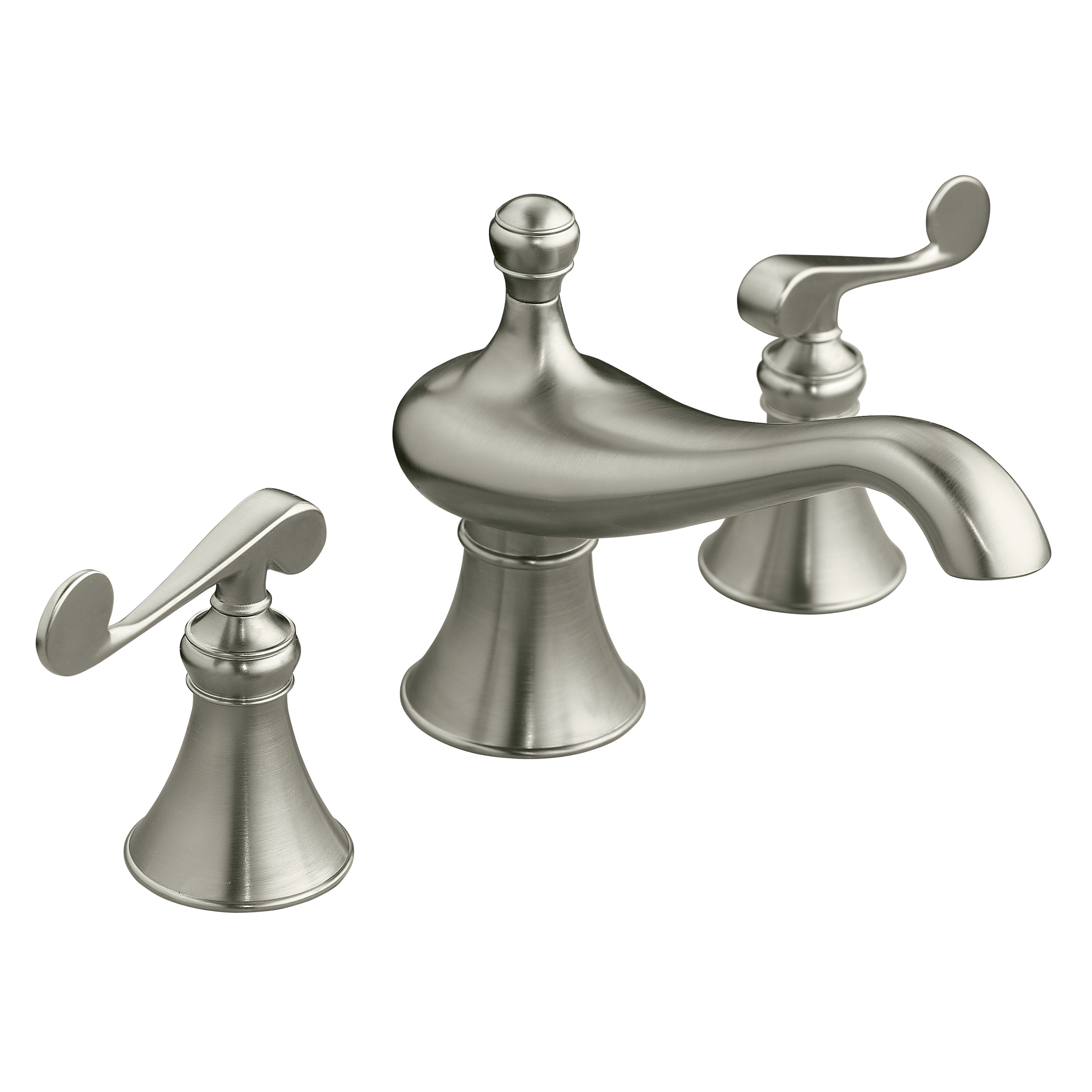 Kohler Revival Bath mount High flow Bath Faucet Trim With Scroll Lever Handles