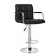 Black Adjustable Retro Bar Stool - Thumbnail 0