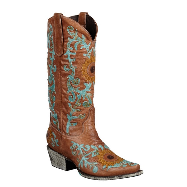 Lane Boots Women's 'Sunflower' Cowboy Boots Free Shipping Today