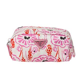 Prada Printed Nylon Cosmetic Bag