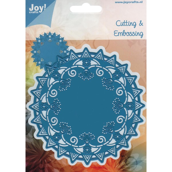 Joy Craft Cut & Emboss Dies Round Doily 1, 4.75" Ecstasy Crafts Cutting & Embossing Dies