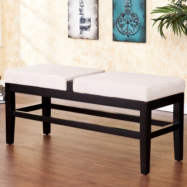 Christopher Knight Home Scarlette Tufted Fabric Ottoman Bench