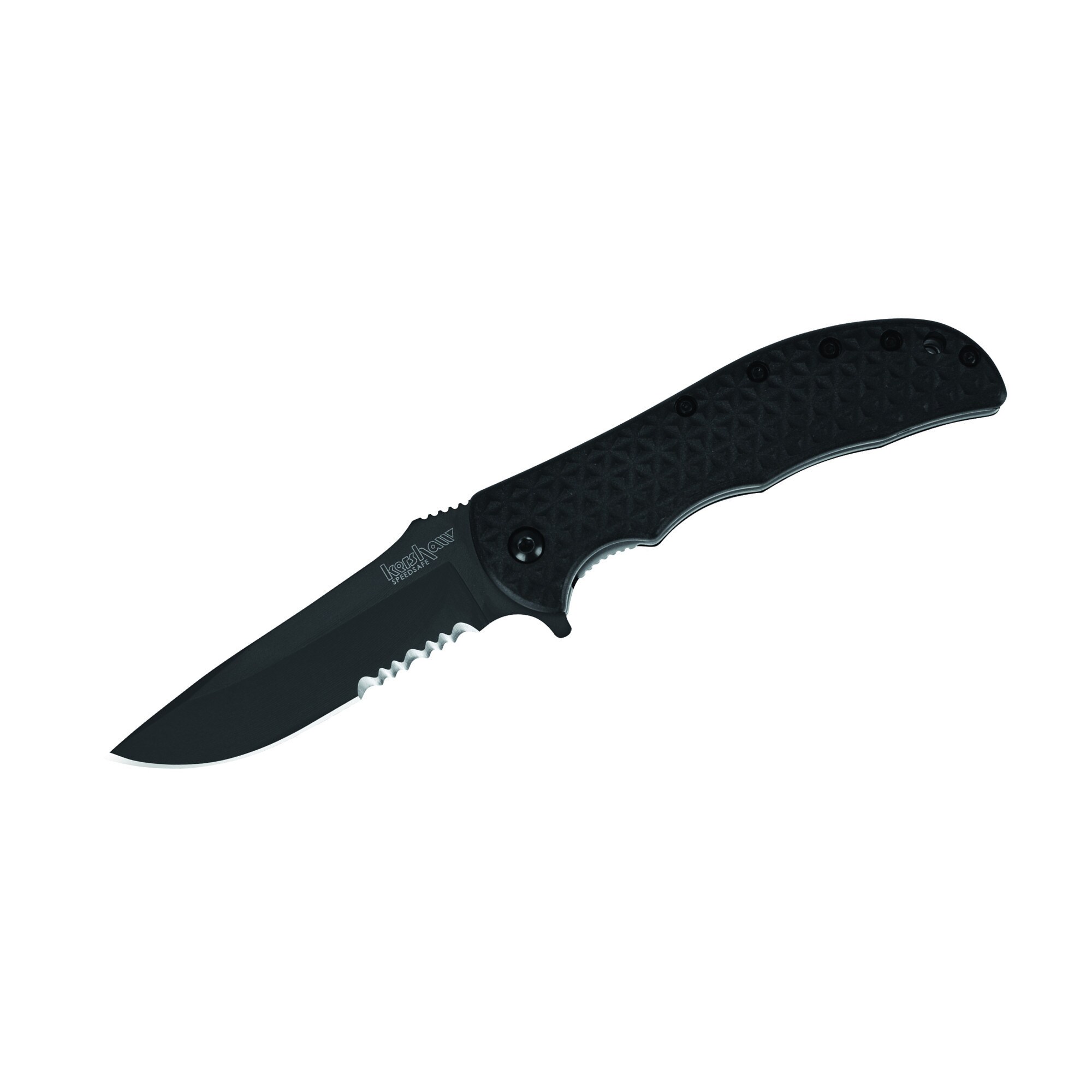 Kershaw Volt Ll Black Blade Serrated Knife