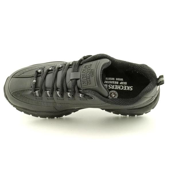 women's skechers work shoes wide width