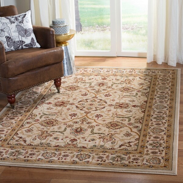Safavieh Majesty Cream/ Cream Rug - 5'-3" x 7'-6"