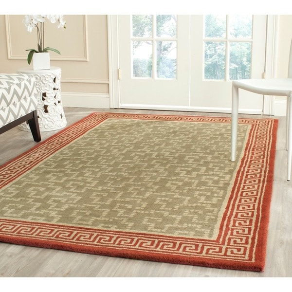 Martha Stewart by Safavieh Byzantium Sealing Wax Wool Rug - 8' x 10'