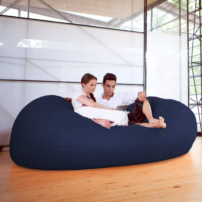 Jaxx 7' Bean Bag Sofa - Navy