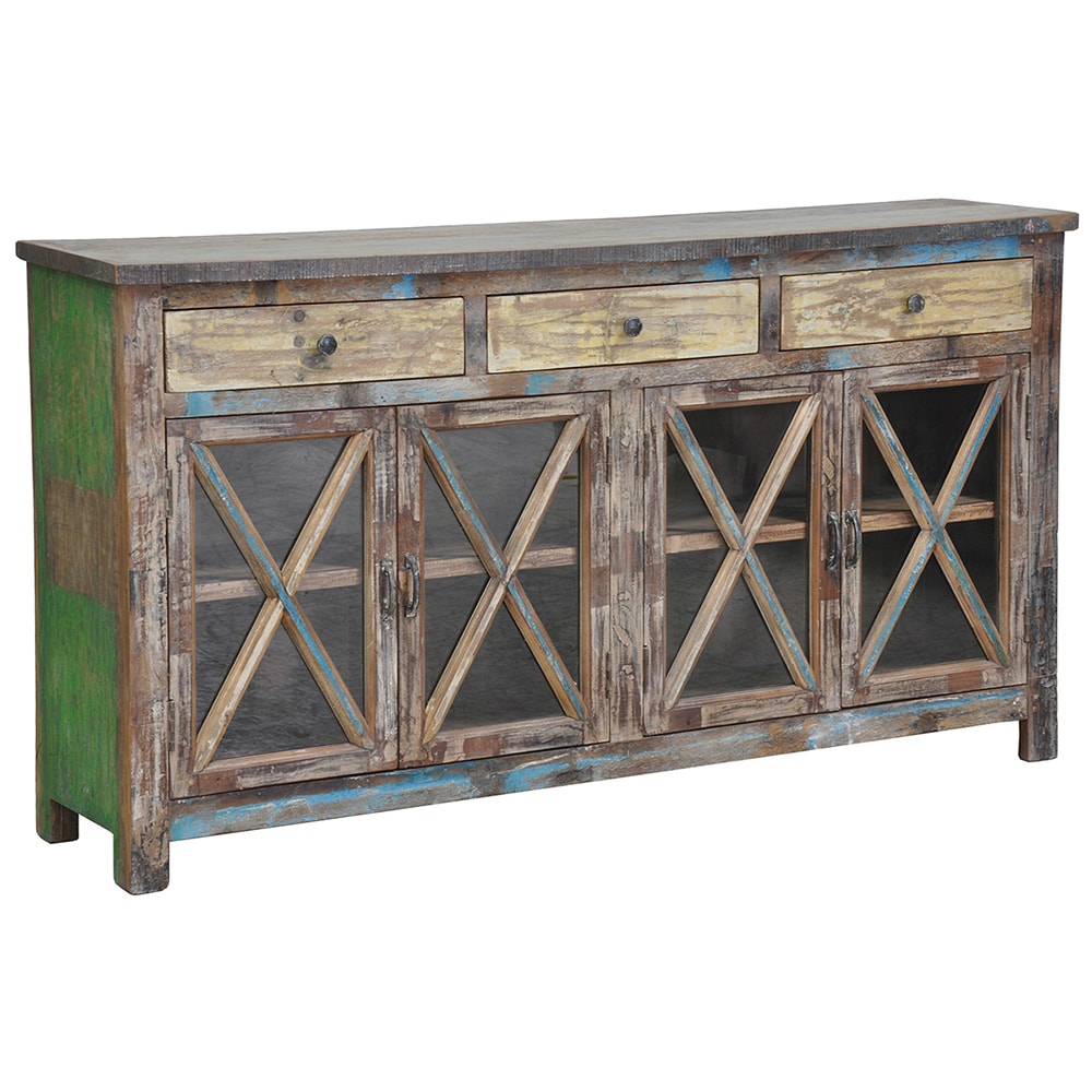 Snipe Distressed Reclaimed Wood Buffet Sideboard