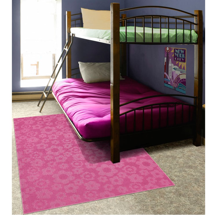 Petal Pink Area Rug (76 X 96)