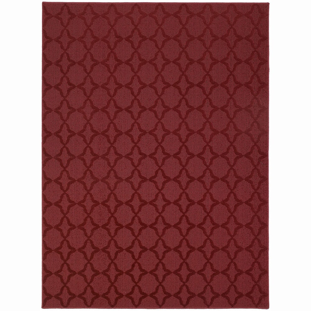 Naples Chili Red Area Rug (5 X 7)