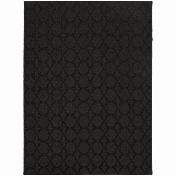 Somette Torrington Black and Ale and Stout Area Rug (76 x 96)