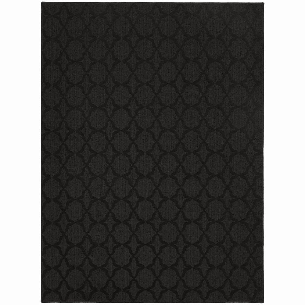 Naples Black Area Rug (5 X 7)