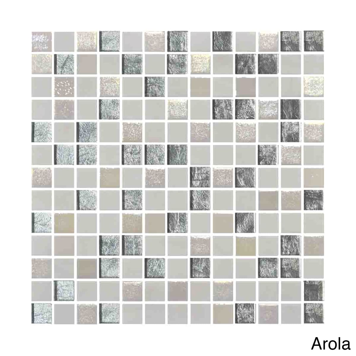 Emrytile 13.1 inch Onix Mystic Glass Mosaic Tile Sheets (pack Of 5)