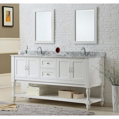 Direct Vanity Sink 70-inch Mission Turnleg Double Vanity Sink Cabinet