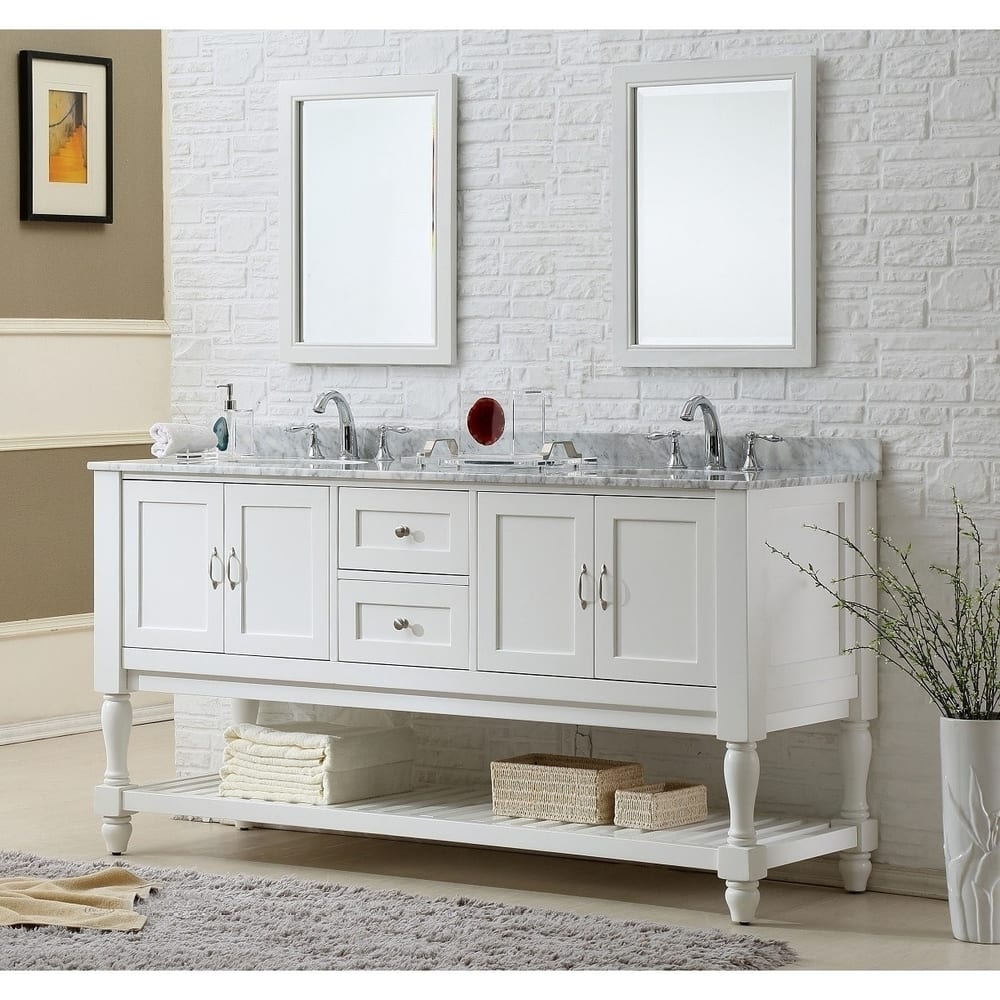 Direct Vanity Sink 70-inch Mission Turnleg Double Vanity Sink Cabinet