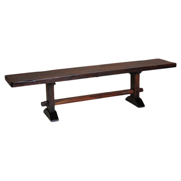 Kosas Home 'Armada' Acacia Wood Rustic Trestle Dining Bench