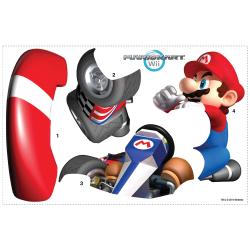 preview thumbnail 2 of 1, RoomMates Nintendo Mario Kart Peel and Stick Giant Wall Decal