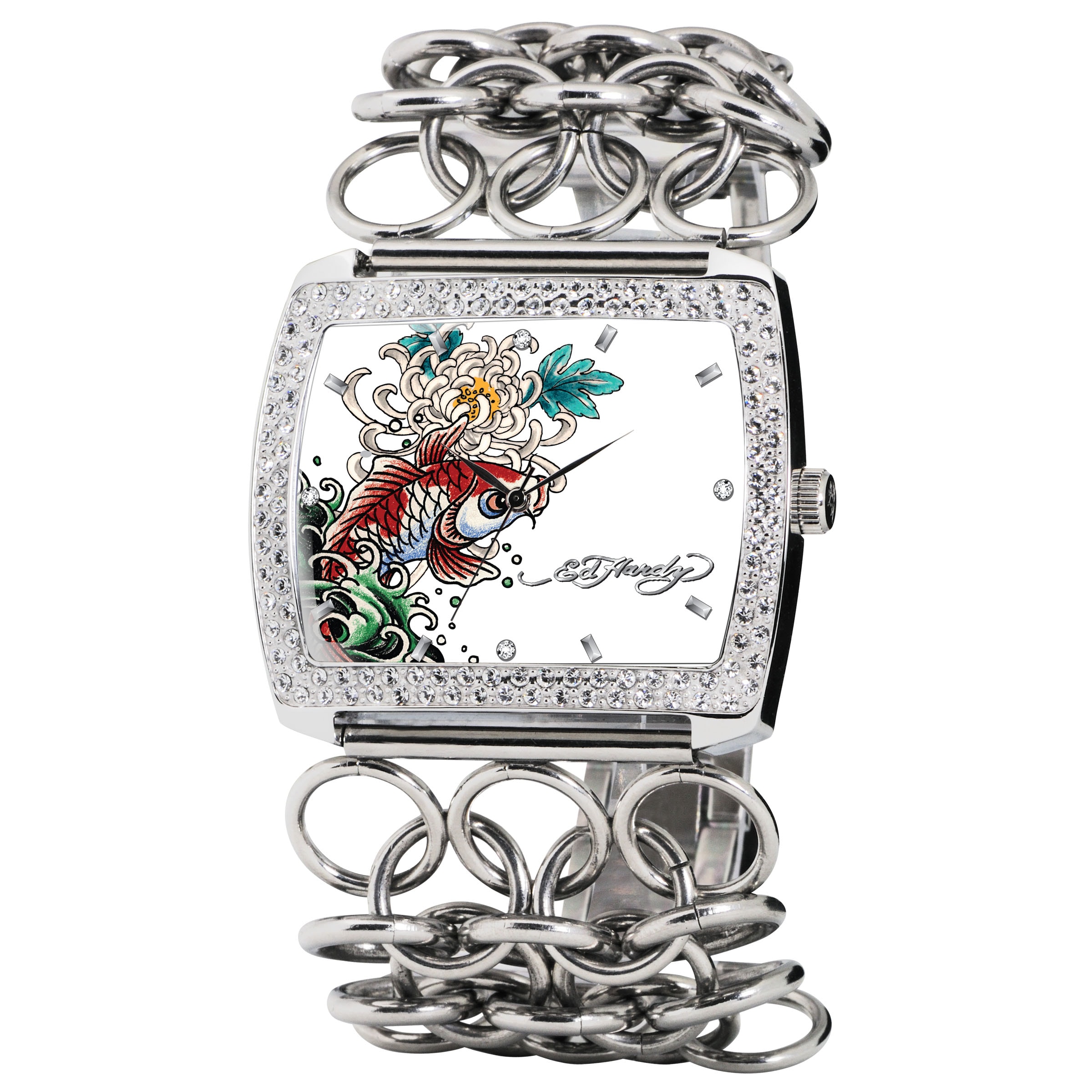 Ed Hardy Womens Lilly Koi Watch