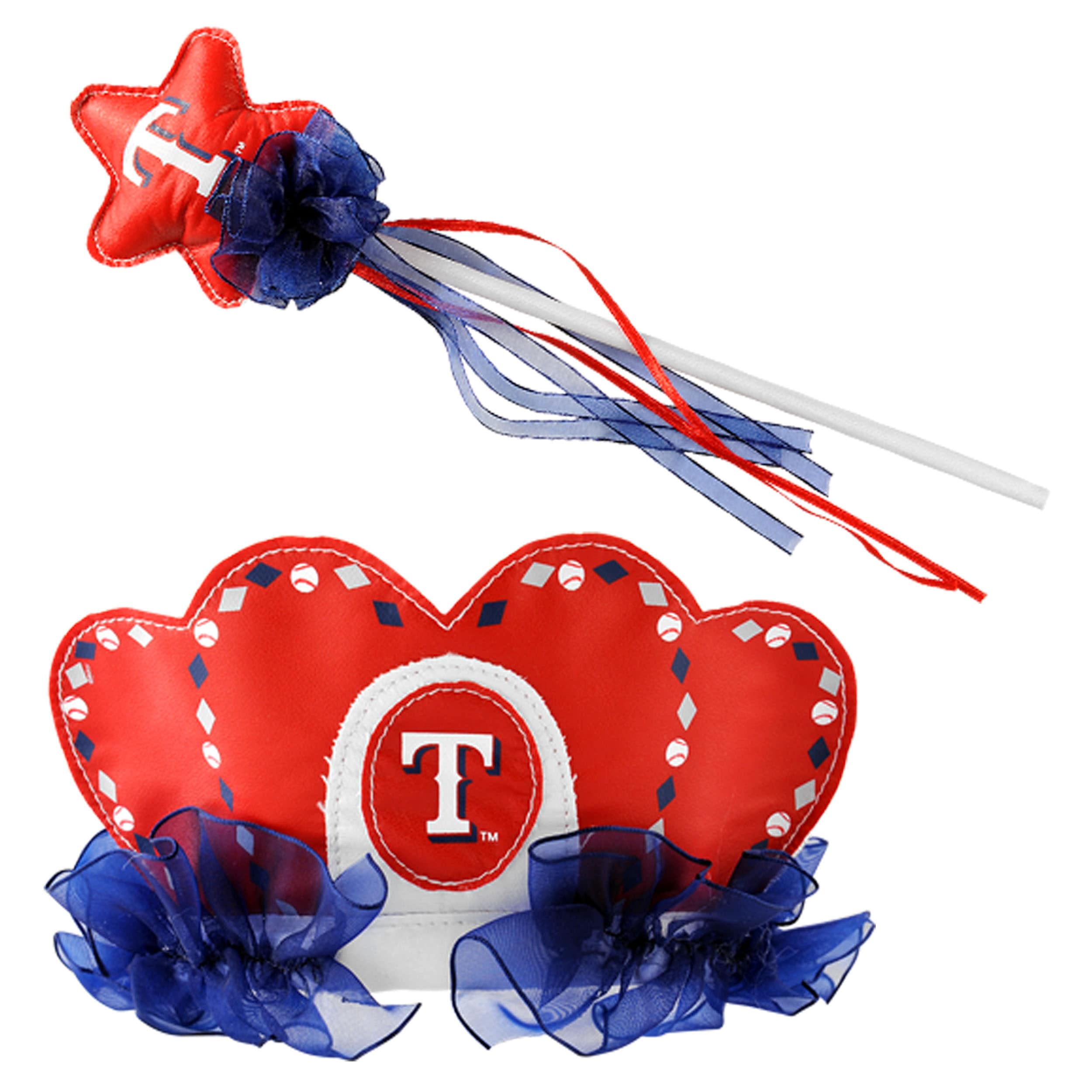 Texas Rangers Princess Tiara Wand Set