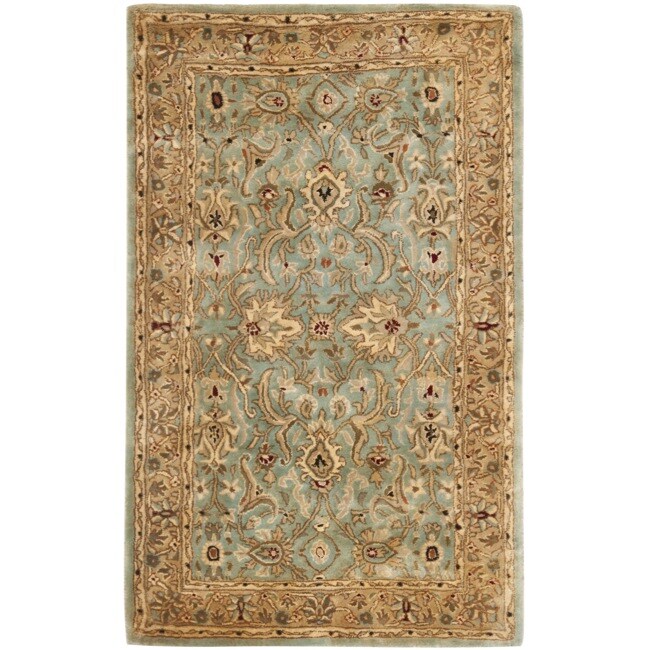 Safavieh Handmade Persian Legend Blue/ Gold Wool Rug (3' x 5')