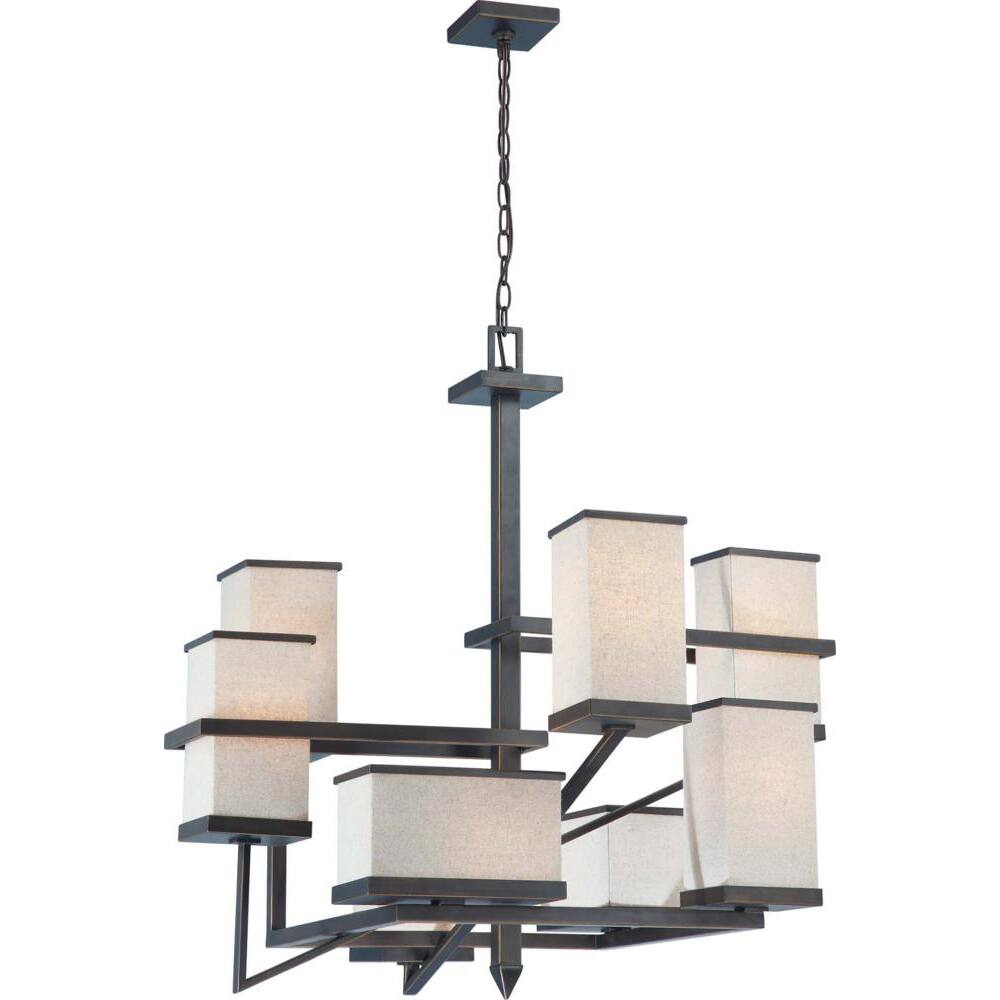 Nuvo Lighting Bronze 8-light Chandelier