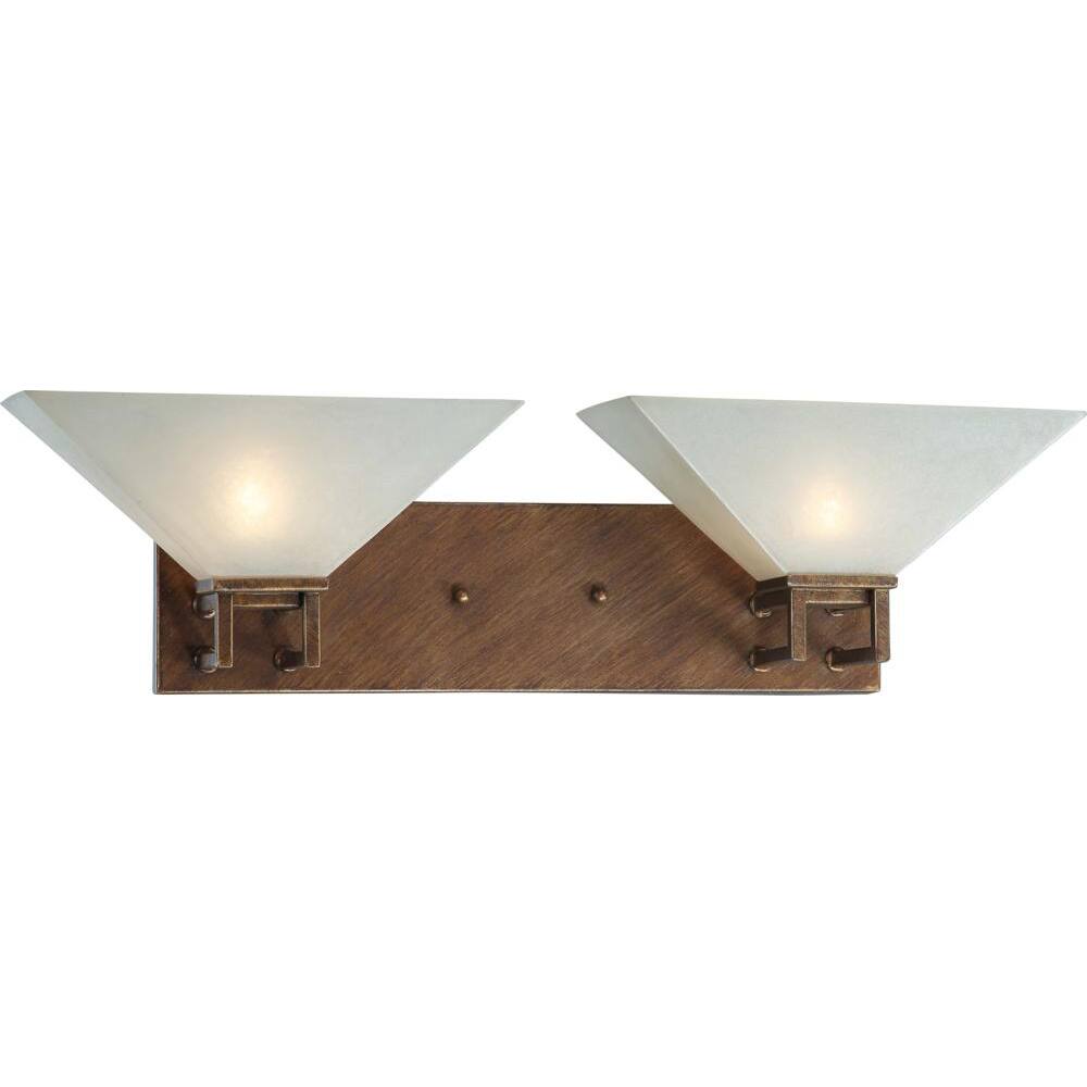 Nuvo Lighting Inca Gold Finish 2-light Wall Sconce