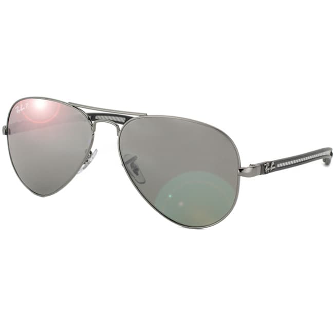 Ray Ban Unisex RB 8307 Carbon Fiber Aviator Sunglasses