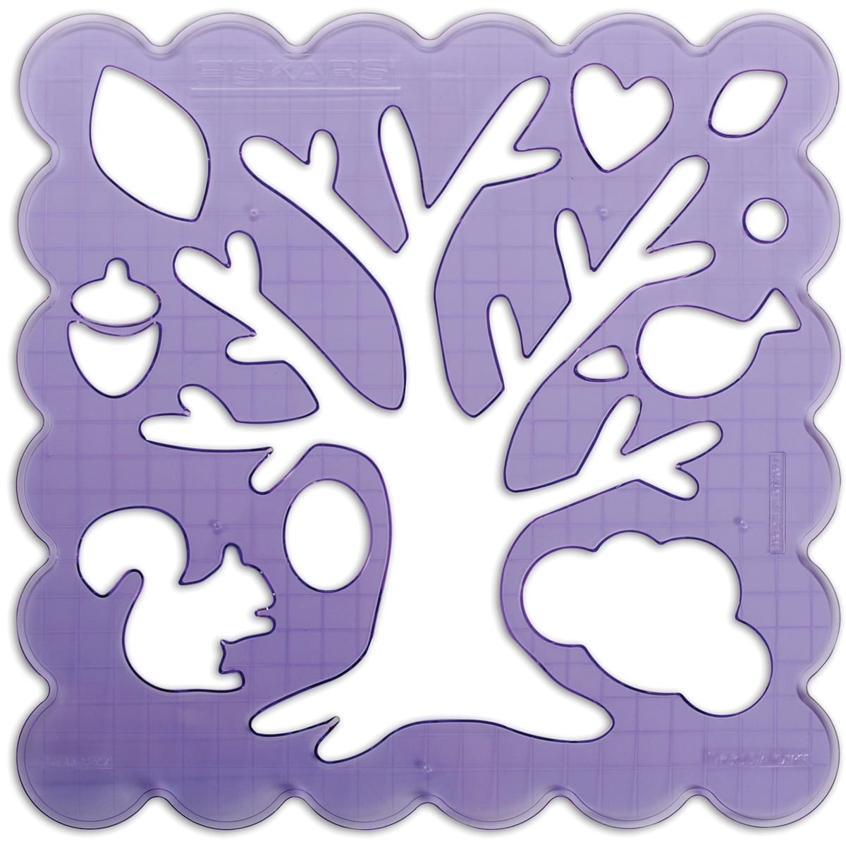 ShapeTemplates 12"X12" Woodland Tree Fiskars Templates & Stencils