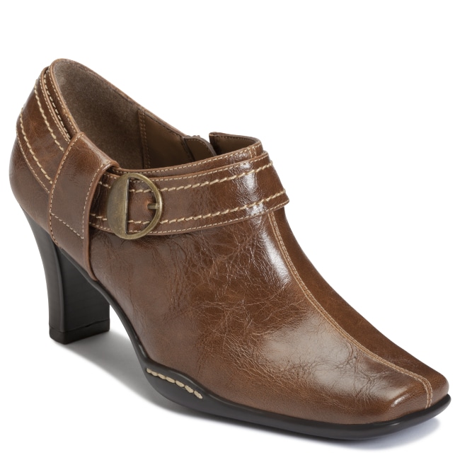 A2 by Aerosoles Fascination Dark Tan Ankle Boot  