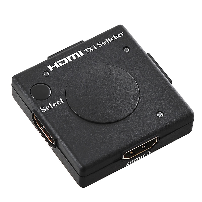 BasAcc Black 3 x 1 HDMI Mini Switch Today $11.99