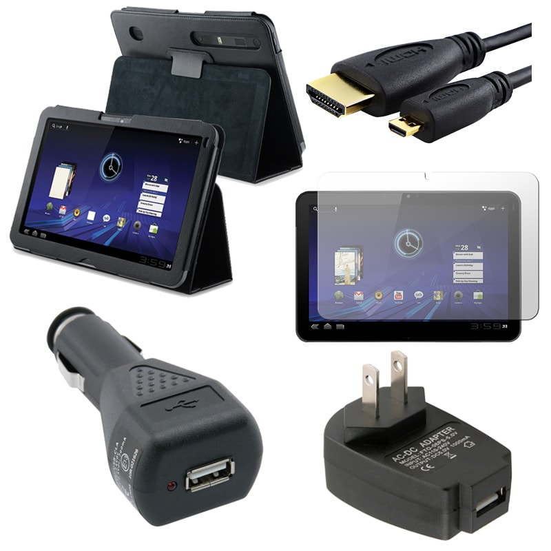 Case/ Screen Protector/ HDMI Cable/ Chargers for Motorola XOOM
